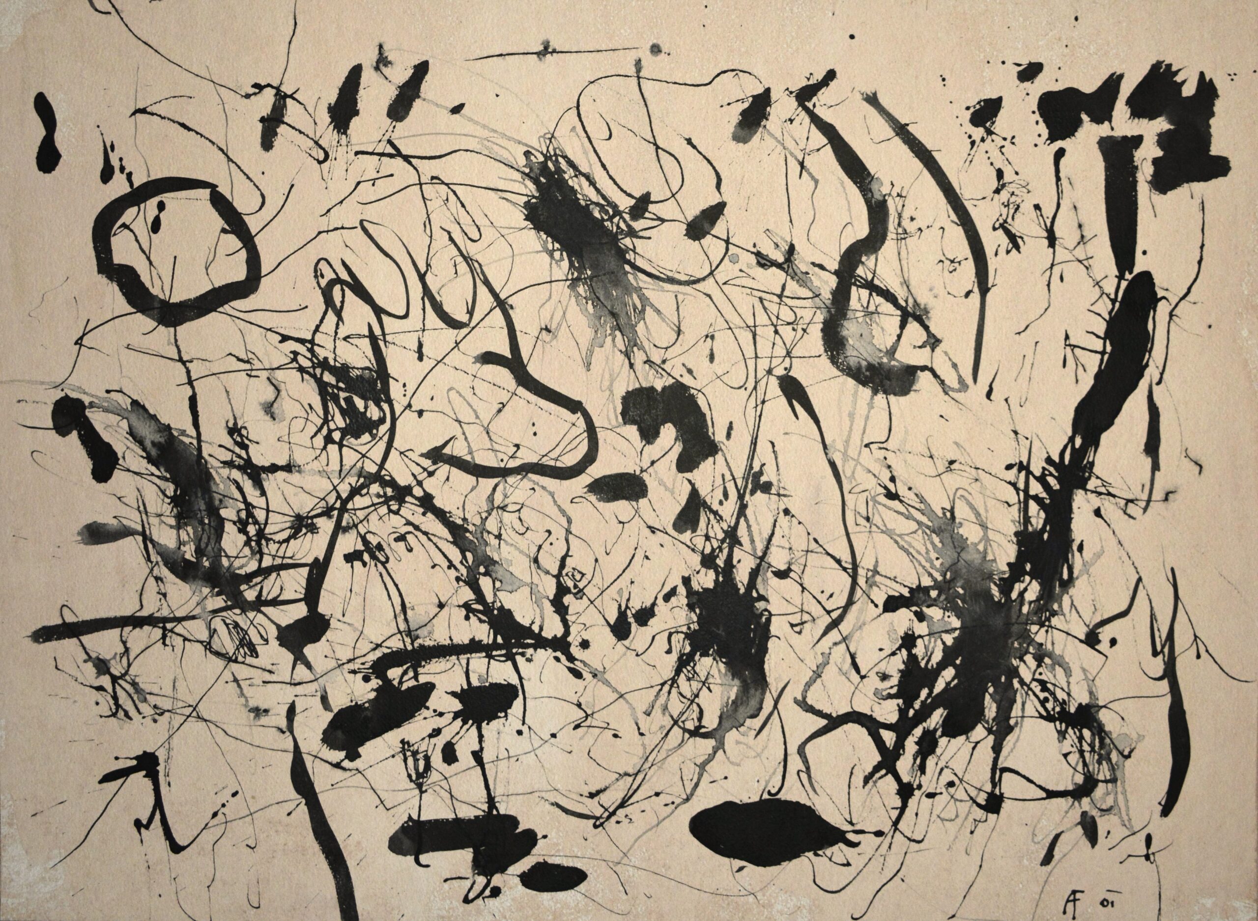 Tusche Papier 11 (2020)